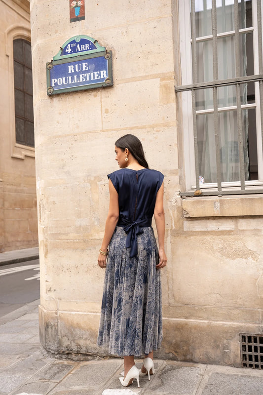 Jupe en tulle imprimé