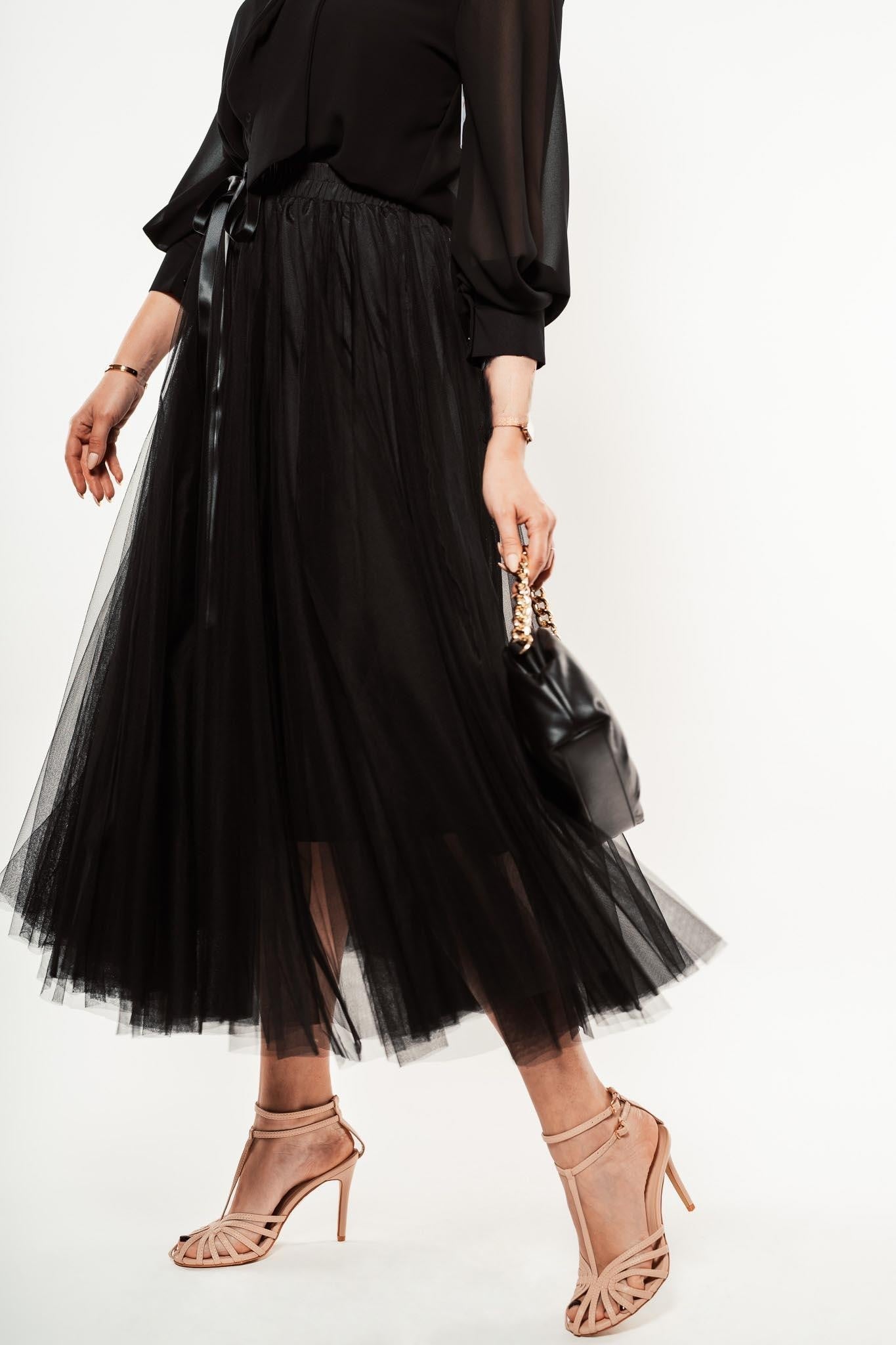 Jupe en tulle noire