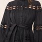 Robe en coton ajouré