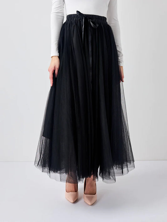 Jupe en tulle noire
