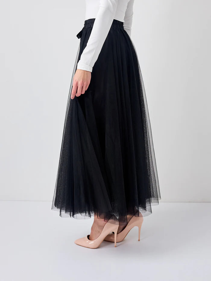 Jupe en tulle noire