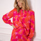 Pantalon palazzo imprimé floral