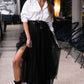 Jupe en tulle noire