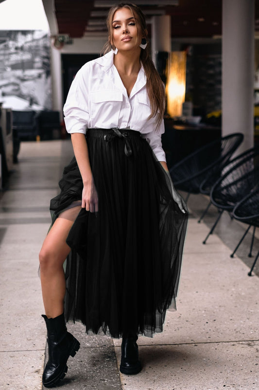 Jupe en tulle noire