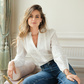 Blouse en coton brodé