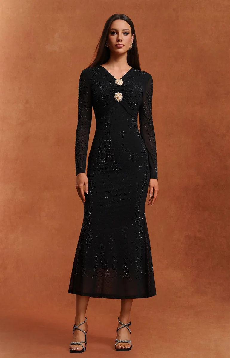 Robe noire élégante