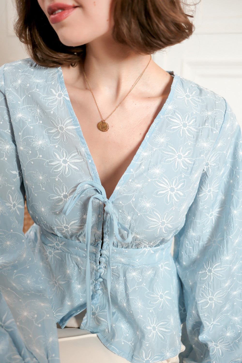 Blouse Iris - Bleu