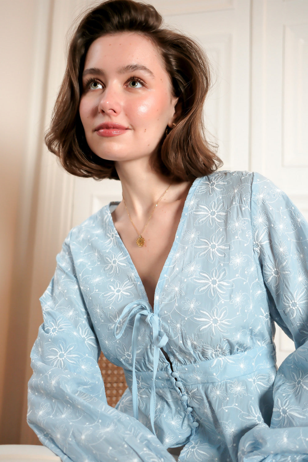 Blouse Iris - Bleu