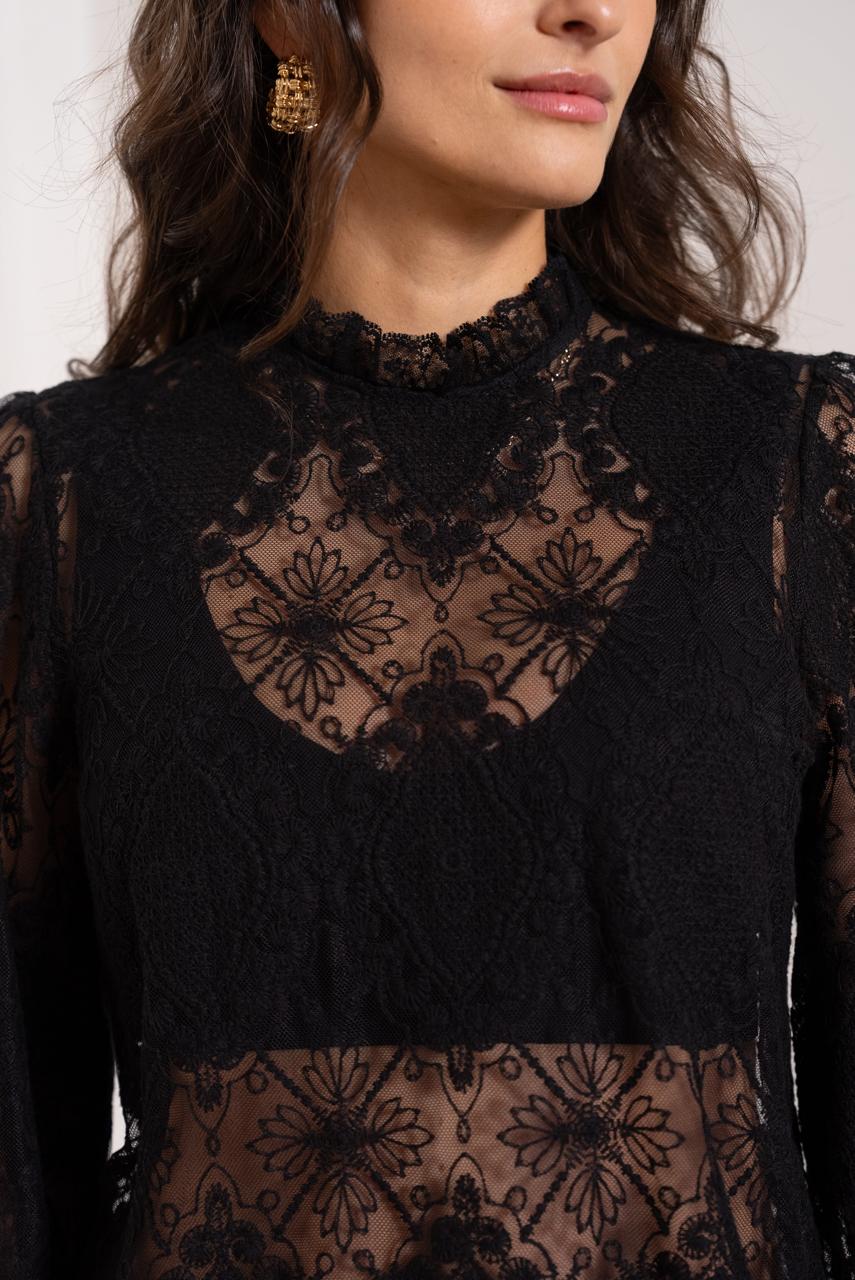 Blouse en dentelle
