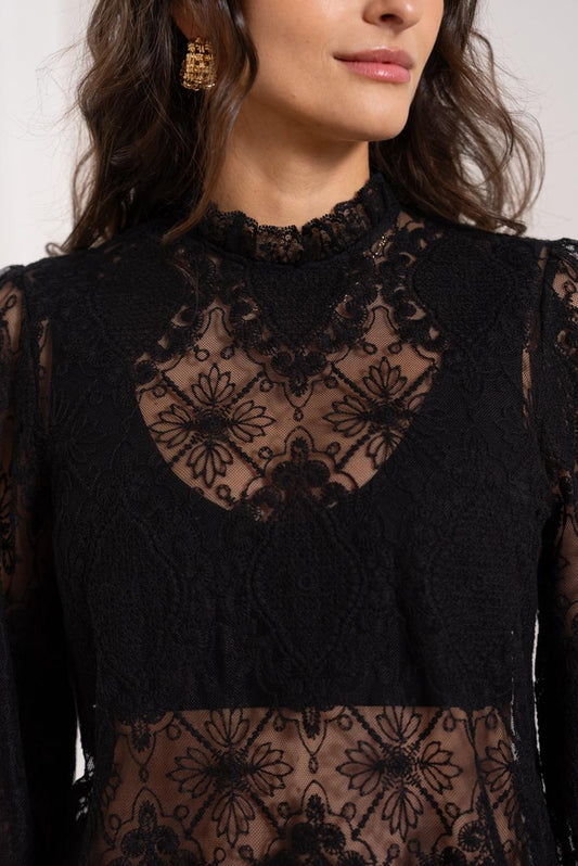Blouse en dentelle