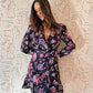 Robe à imprimé fleuri (H 91cm)
