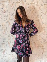 Robe à imprimé fleuri (H 91cm)