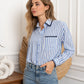 Chemise rayée en coton