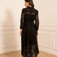 Robe longue en dentelle