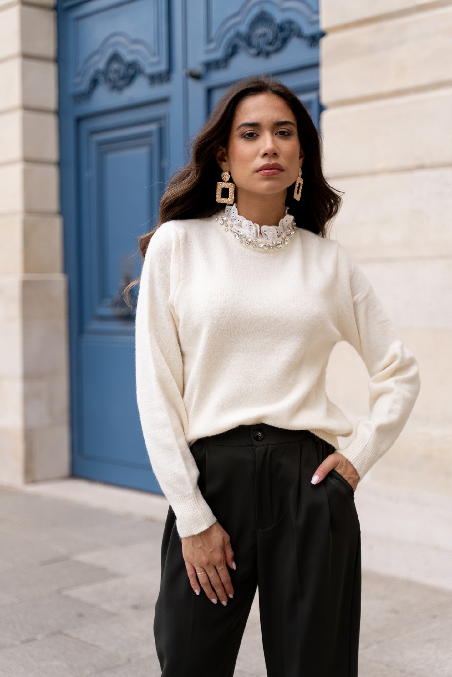 Pull Élégance Nude