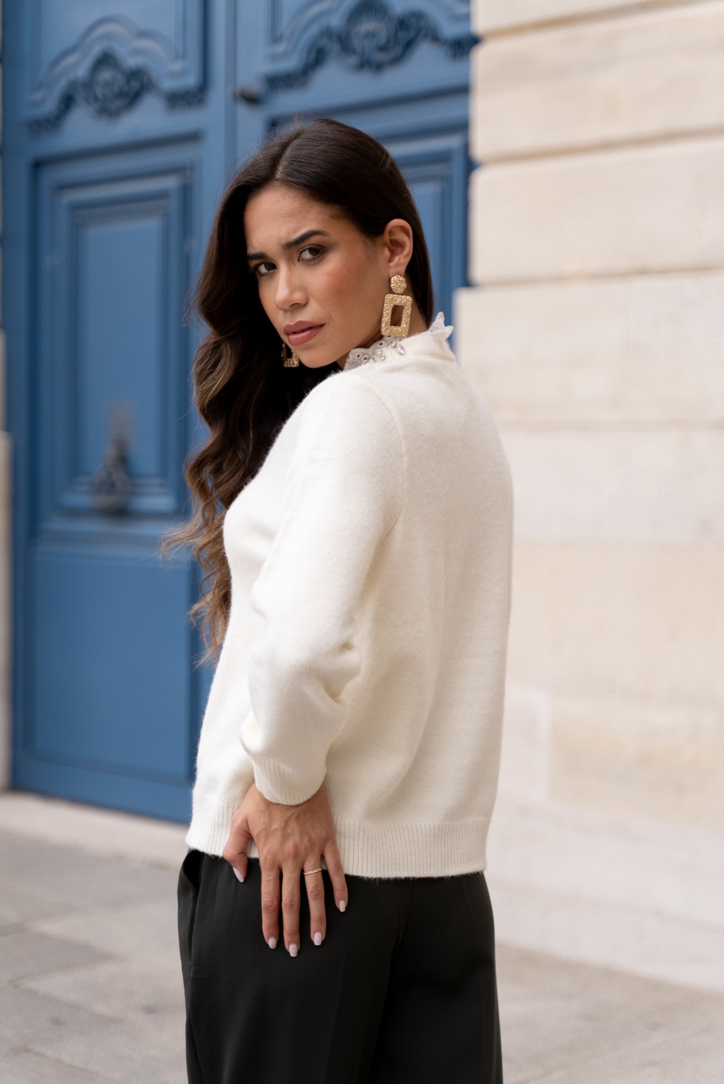 Pull Élégance Nude