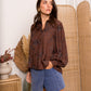 Chemise brodée