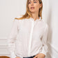 Chemise brodée en coton