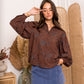 Chemise brodée