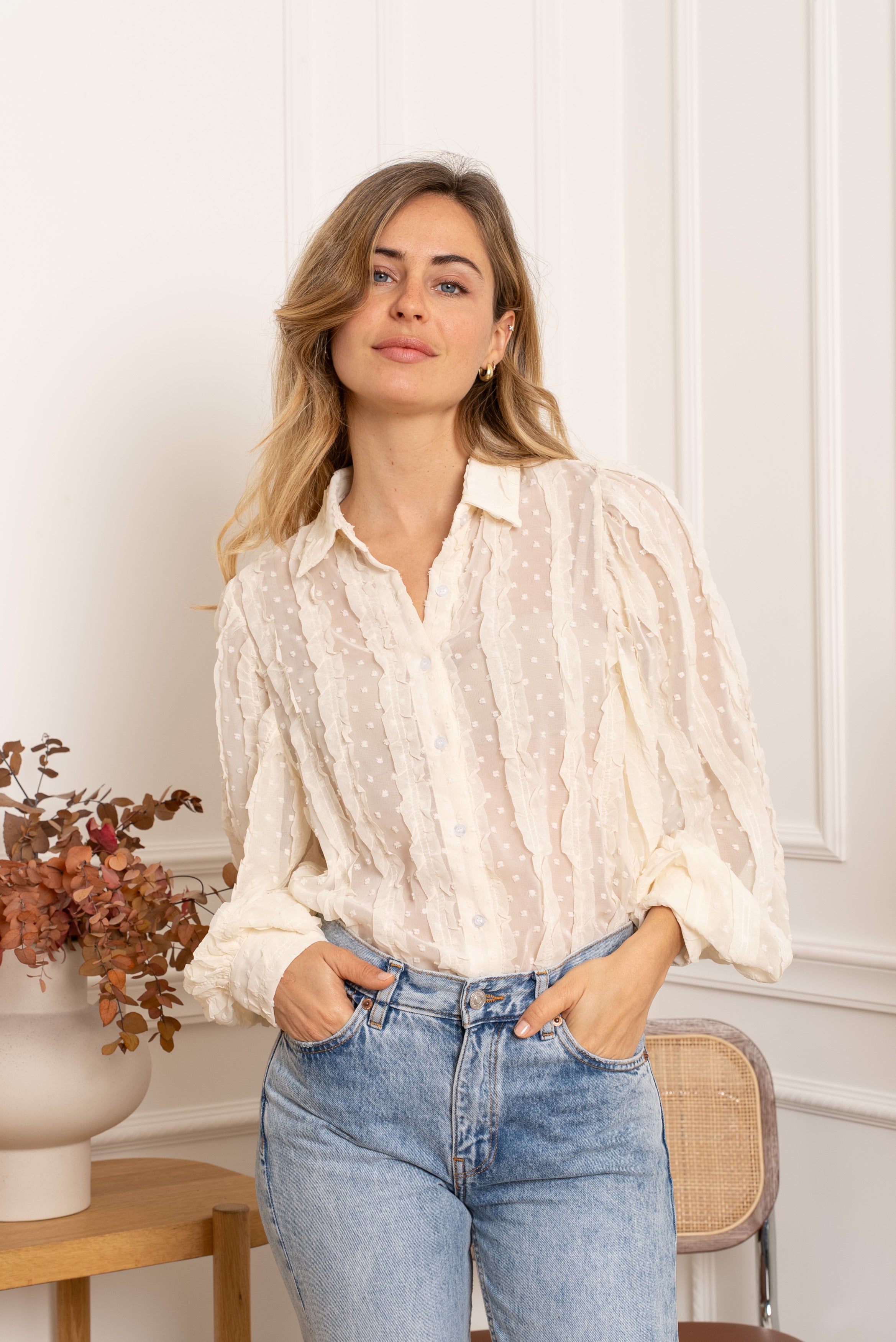 chemise écrue
