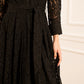 Robe longue en dentelle