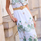 Robe en coton avec broderie florale