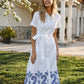 Robe chemisier longue