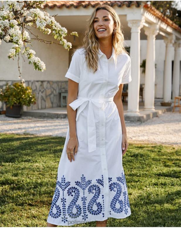 Robe chemisier longue