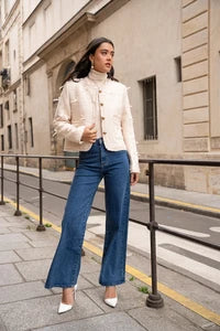 Veste en tweed & noeuds