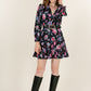 Robe à imprimé fleuri (H 91cm)