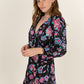Robe à imprimé fleuri (H 91cm)