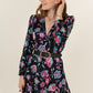 Robe à imprimé fleuri (H 91cm)